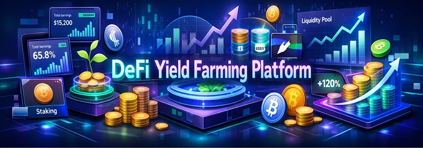 DeFi yield farming platform development services